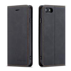 FORWENW - FORWENW Fantasy Series iPhone 7/8/SE Pl&aring;nboksfodral Konstl&auml;der - Svart