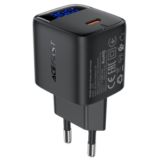 Acefast - ACEFAST GaN Snabbladdare 30W USB-C PD EU A115 - Svart