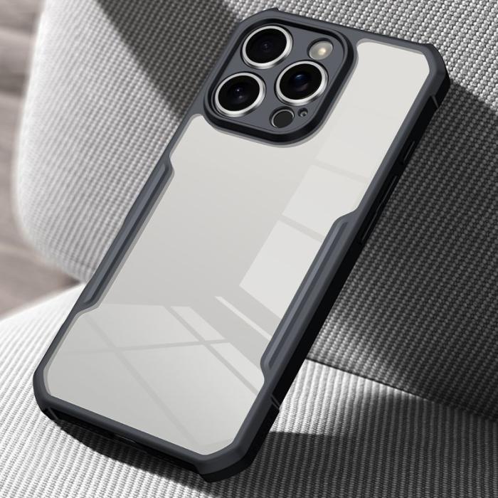 XUNDD - XUNDD Mobilskal till iPhone 16 Pro Hybrid TPU + Akryl Klar Stötsäker