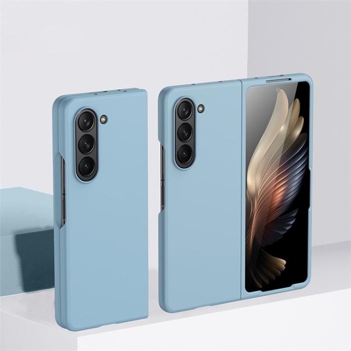 OEM - Galaxy Z Fold 5 Mobilskal Anti-Scratch - Ljusblå