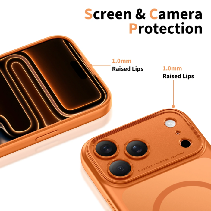 Tech-Protect - Tech-Protect iPhone 17 Pro Mobilskal Magsafe Peak - Cosmic Orange