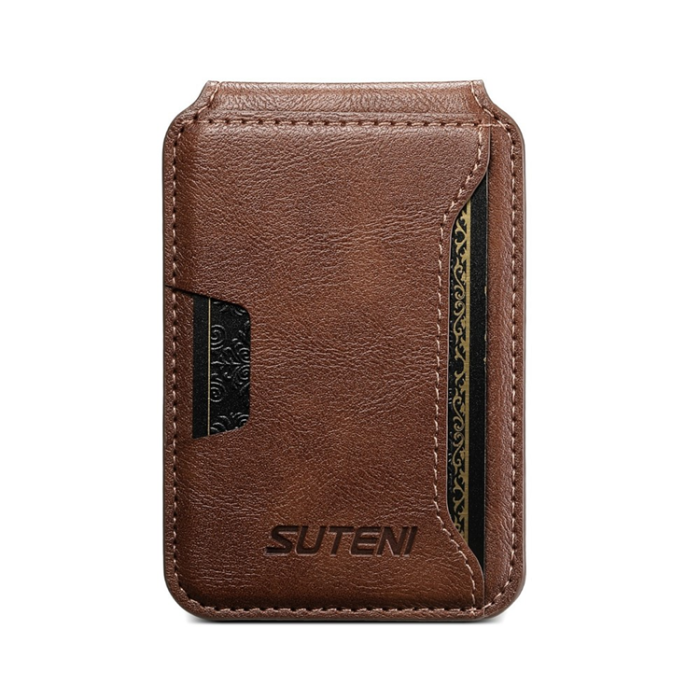 SUTENI - SUTENI iPhone 17 Air Mobilskal MagSafe Cowhide M3 - Brun