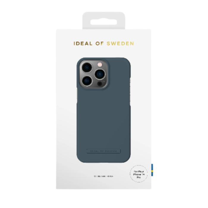 UTGATT1 - Ideal Of Sweden iPhone 14 Pro Skal Sömlös - Midnight Blå