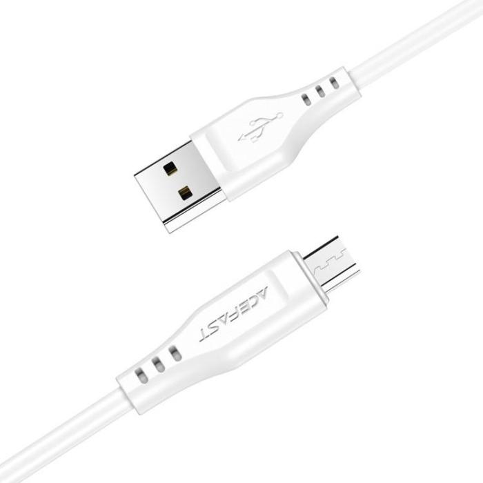UTGATT1 - Acefast USB Till Micro USB Kabel 1.2m - Vit