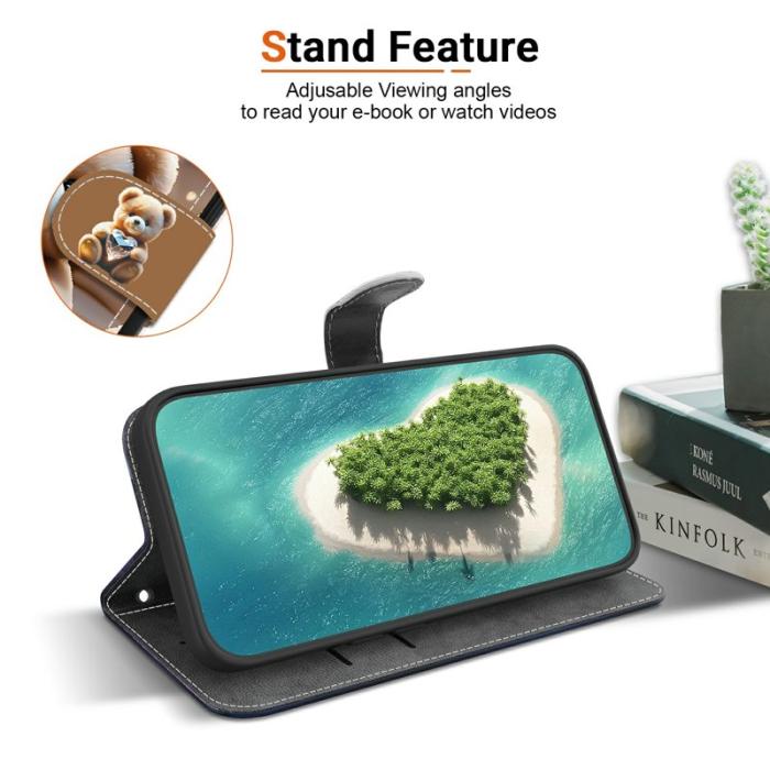 OEM - Samsung Galaxy S26/S26 Pro Fodral Äkta Läder Mönster - Lantern Butterfly