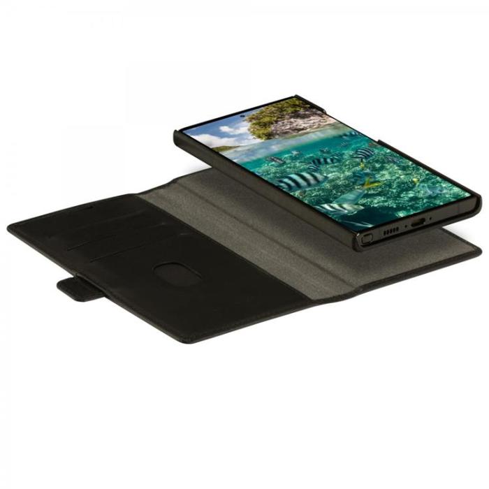 UTGATT1 - Dbramante Galaxy S23 Ultra Plånboksfodral Äkta Läder Lynge - Svart