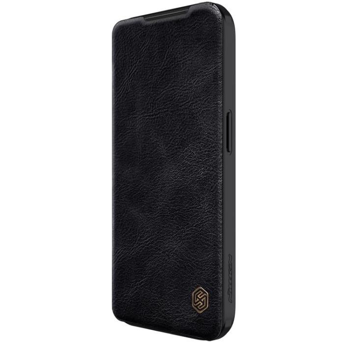 Nillkin - Nillkin iPhone 15 Pro Max Plånboksfodral QinPro Läder - Svart