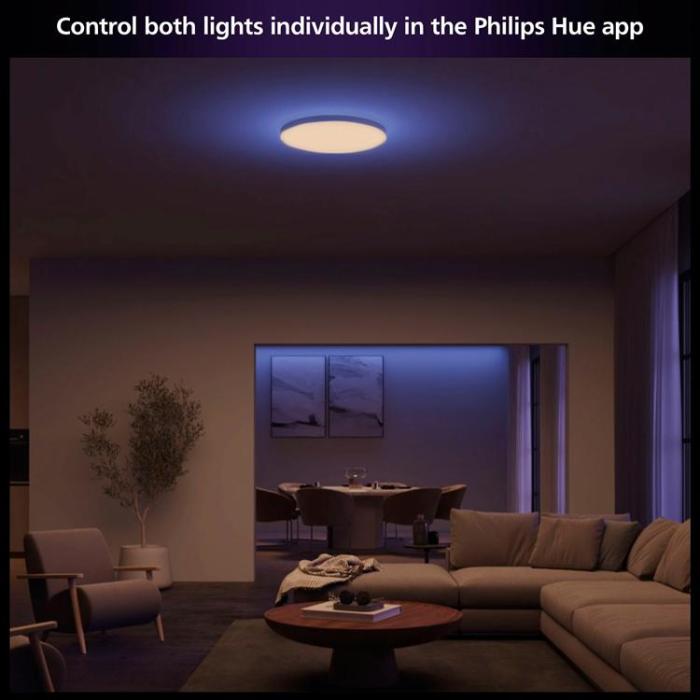 Philips - Philips Hue Datura liten Plafond Ø38.4 cm White and color ambiance 3300 lm
