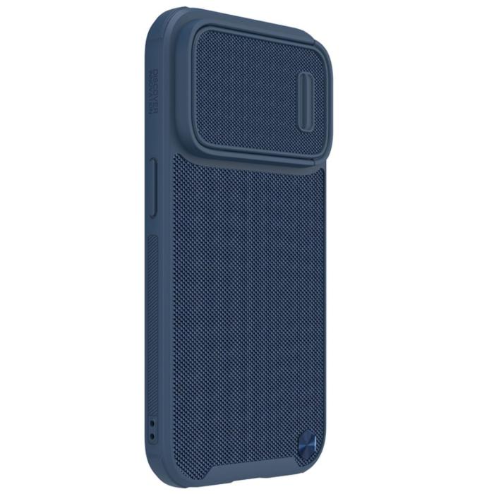 Nillkin - Nillkin iPhone 14 Pro Skal Magsafe Textured S Magnetic - Blå