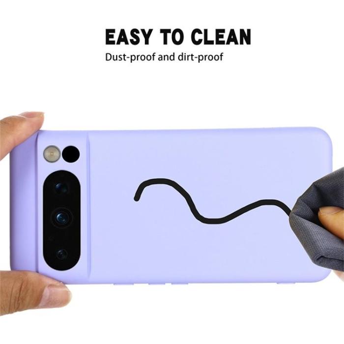 A-One Brand - Google Pixel 8 Pro Mobilskal Liquid Silikon - Lila