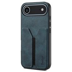 DENIOR - DENIOR iPhone Air Mobilskal Elastic Korthållare - Blå