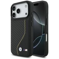BMW - BMW iPhone 17 Pro Mobilskal MagSafe M Carbon Line & Logo - Gul