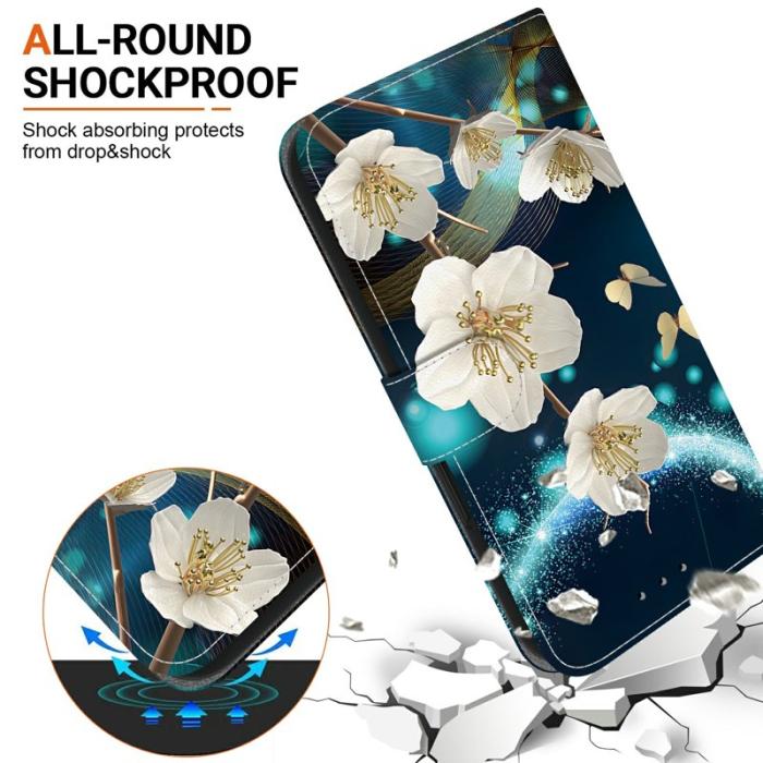 OEM - Samsung Galaxy S26/S26 Pro Plånboksfodral Mönstertryck Konstläder - Magnolia