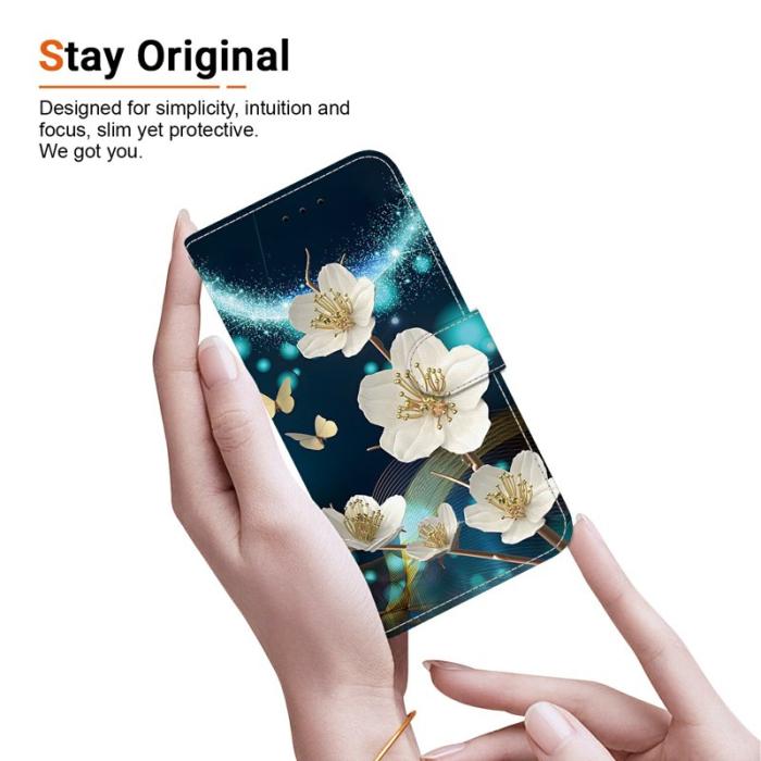 OEM - Samsung Galaxy S26/S26 Pro Plånboksfodral Mönstertryck Konstläder - Magnolia