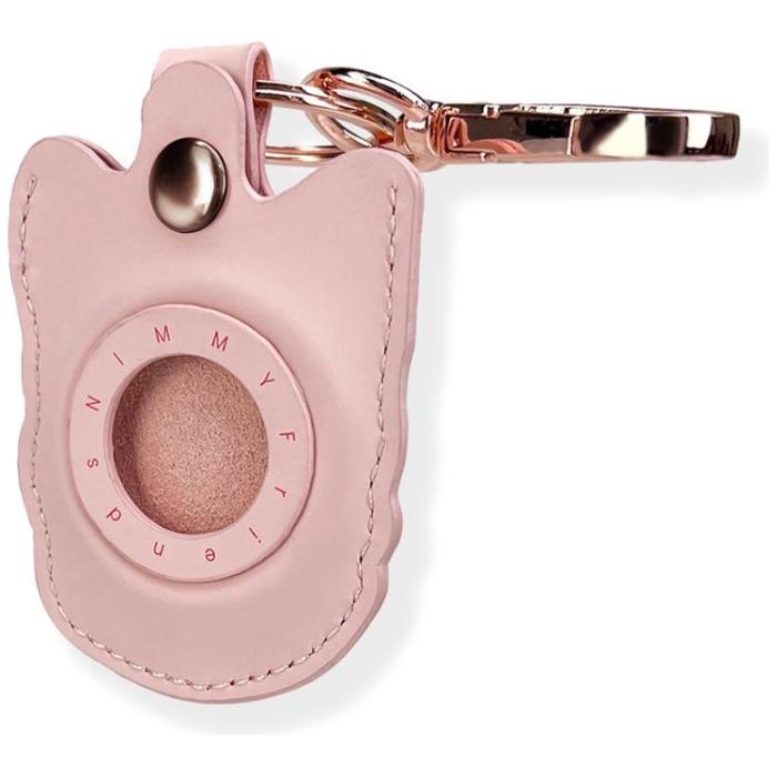 NIMMY - Nimmy AirTag Skal Glasses Cool Cat - Rosa