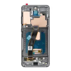 OEM - SAMSUNG S20 4G Skärm med LCD-display SOFT OLED - Grå