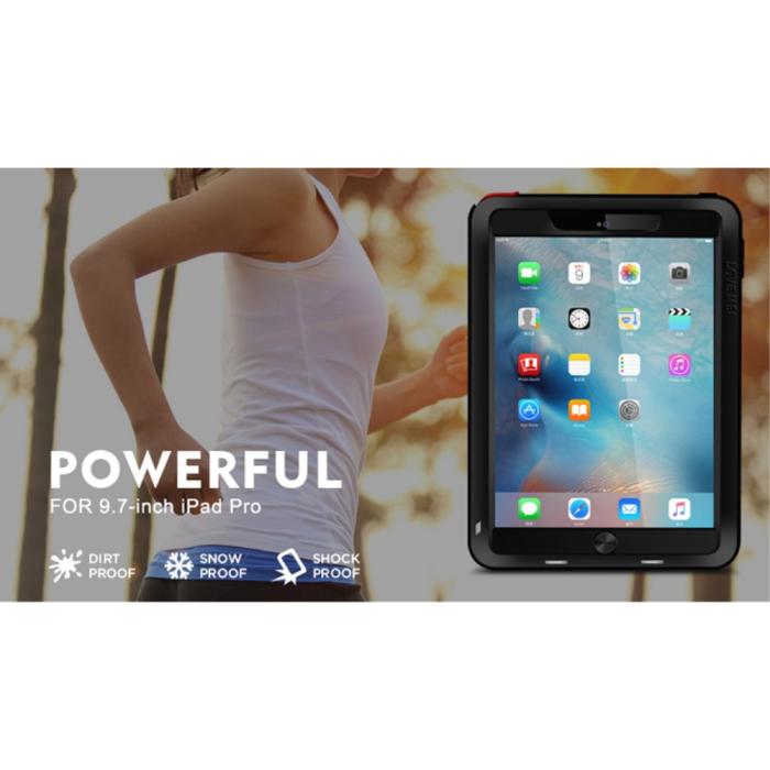 UTGATT5 - LOVE MEI Extra Tåligt Skal till Apple iPad Pro 9.7 - Svart