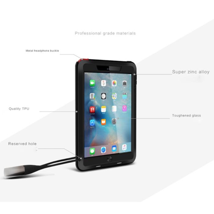 UTGATT5 - LOVE MEI Extra Tåligt Skal till Apple iPad Pro 9.7 - Svart