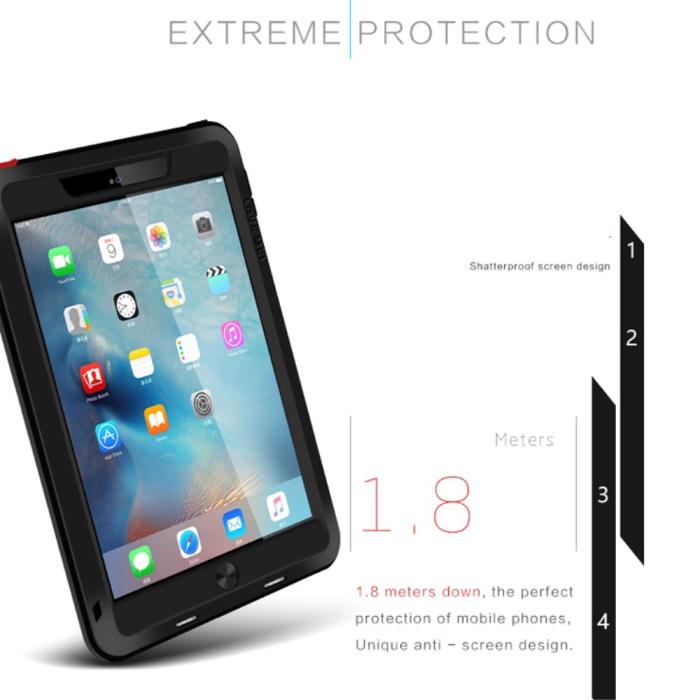 UTGATT5 - LOVE MEI Extra Tåligt Skal till Apple iPad Pro 9.7 - Svart