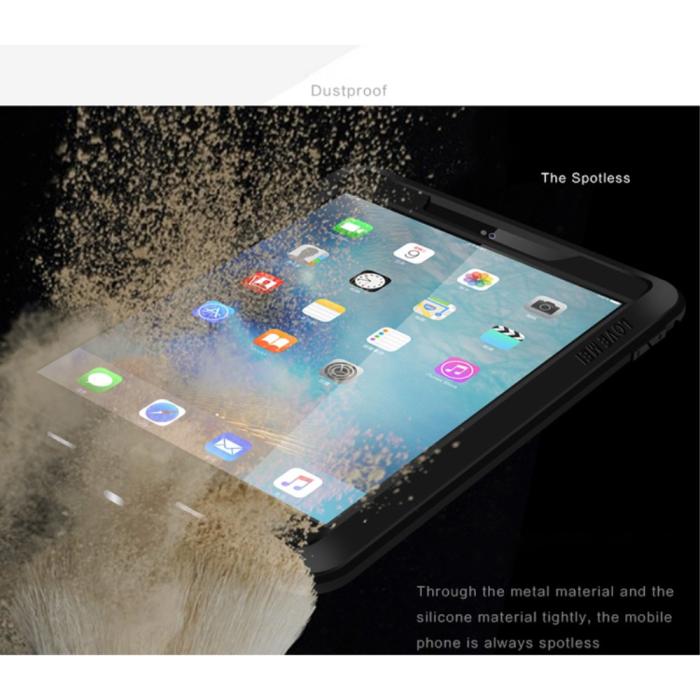 UTGATT5 - LOVE MEI Extra Tåligt Skal till Apple iPad Pro 9.7 - Svart