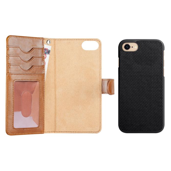 UTGATT4 - iDeal of Sweden Magnet Wallet+ iPhone 6/7/8/SE 2020 Brun