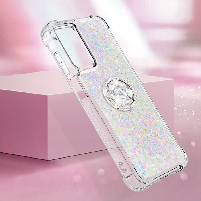 A-One Brand - Galaxy A17/A26 Mobilskal Kickstand Quicksand TPU - Laser