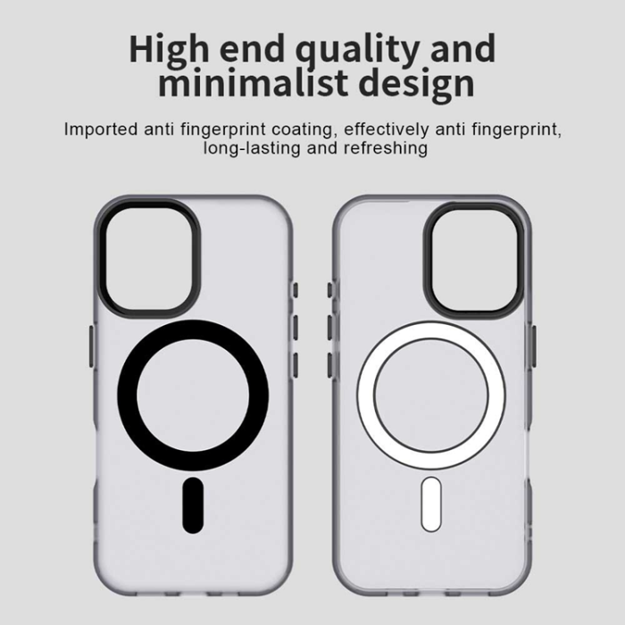 A-One Brand - iPhone 17 Mobilskal MagSafe Anti Drop Hybrid - Svart