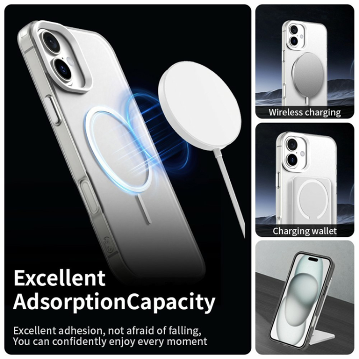 A-One Brand - iPhone 17 Mobilskal MagSafe Candy Color - Vit
