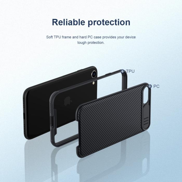 Nillkin - NILLKIN CamShield Mobilskal iPhone 7/8/SE 2020 - Svart