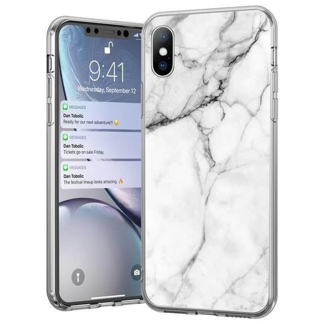 Wozinsky Marble skal Xiaomi Mi 10 Lite Vit | 2353 | AlltMobil