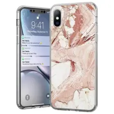 Wozinsky - Wozinsky Marble skal Xiaomi Mi 10 Lite Rosa