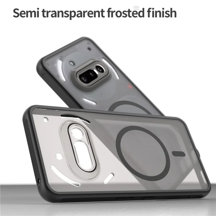 A-One Brand - Nothing Phone (3a) Mobilskal MagSafe Anti Drop - Svart