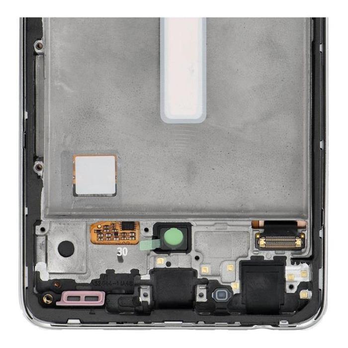 SpareParts - Galaxy A52S 5G Skärm med LCD-display Service Pack Vit