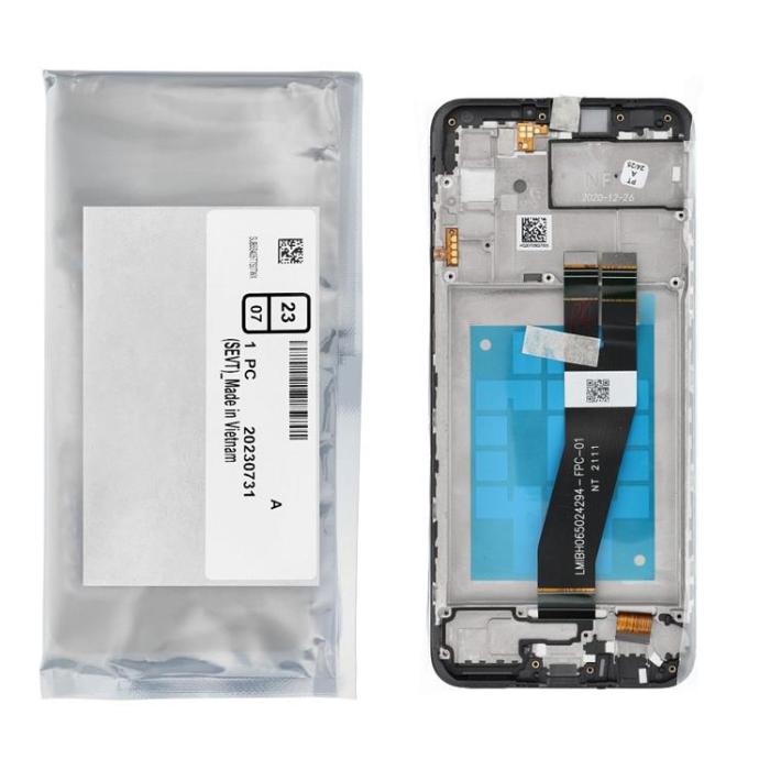 SpareParts - Galaxy A02s Skärm med LCD-display Service Pack GH81-20181A