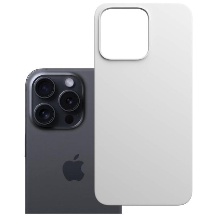 3MK - 3MK iPhone 13 Pro Mobilskal MagSafe Hardy Silikon - Silver