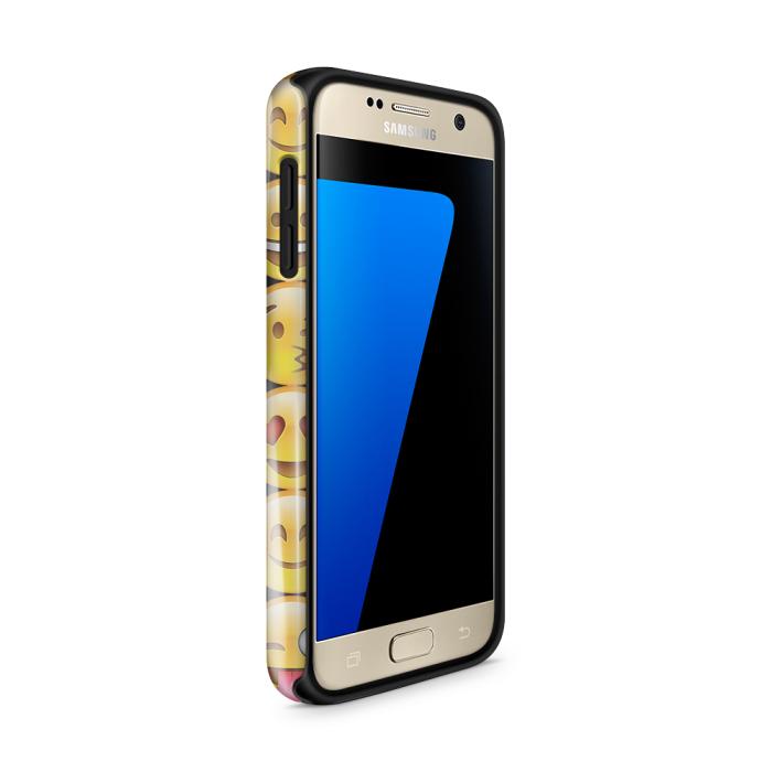 UTGATT5 - Tough mobilskal till Samsung Galaxy S7 - Emoji - Smileys