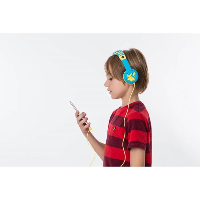 POKEMON - POKEMON Hörlurar Junior On-Ear 85dB Pikachu - Blå / Gul