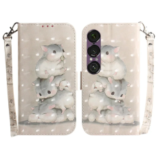 A-One Brand - Sony Xperia 1 VII Plånboksfodral med Handledsrem - Squirrels