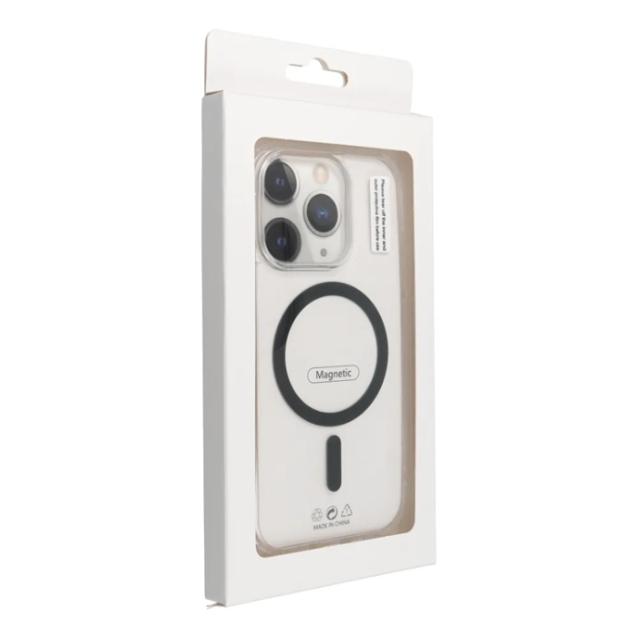 OEM - iPhone 13 Mini Mobilskal MagSafe Drop Glue - Svart