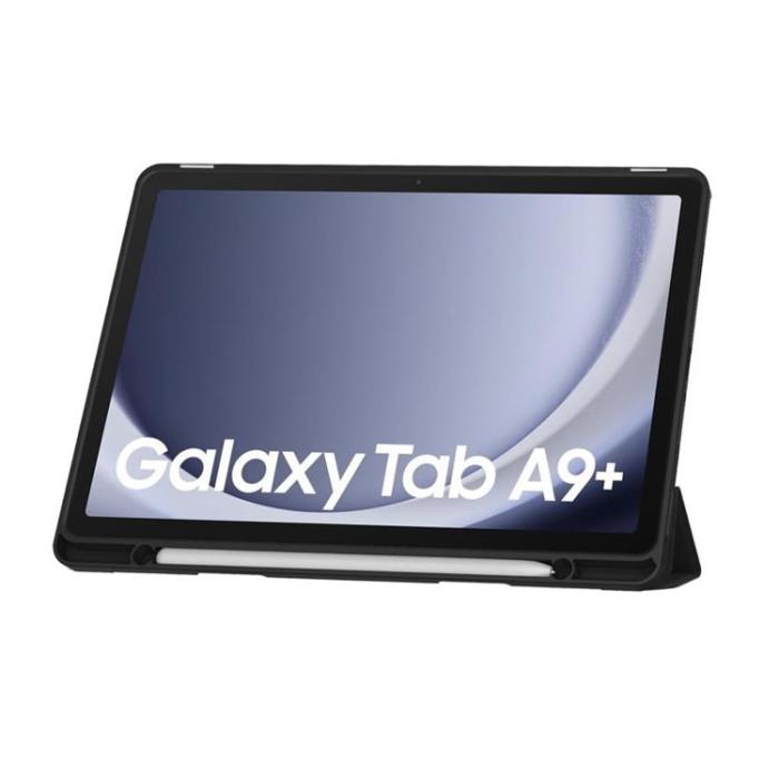 Tech-Protect - Tech-Protect Galaxy Tab A9 Plus Fodral med plats för pennna - Svart