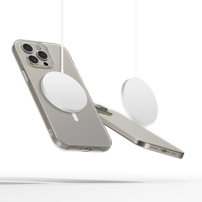 Tech-Protect - Tech-Protect iPhone 15 Pro Max Mobilskal Magsafe Flexair - Clear