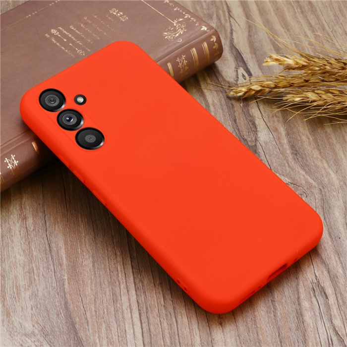 OEM - Galaxy A34 5G Mobilskal Liquid Silicone - Röd
