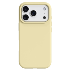A-One Brand - iPhone 17 Pro Max Mobilskal MagSafe Liquid Silikon+PC - Ljusgul
