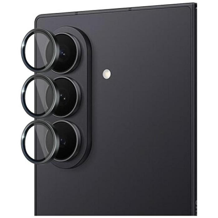 3MK - 3MK Galaxy Z Fold 7 Kameralinsskydd Härdat Glas Lens Pro - Svart