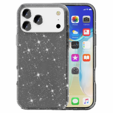 AMORUS - AMORUS iPhone 17 Pro Mobilskal Shockproof - GlitterSvart