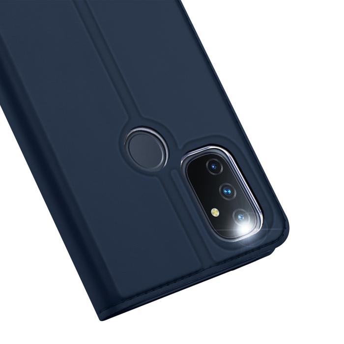 Dux Ducis - Dux Ducis Skin Series Plånboksfodral Oneplus Nord N100 - Blå