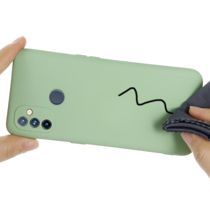 A-One Brand - Drop-proof Silicone Skal OnePlus Nord N100 - Grön