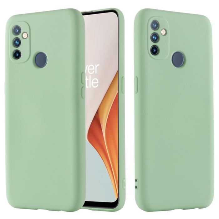 A-One Brand - Drop-proof Silicone Skal OnePlus Nord N100 - Grön
