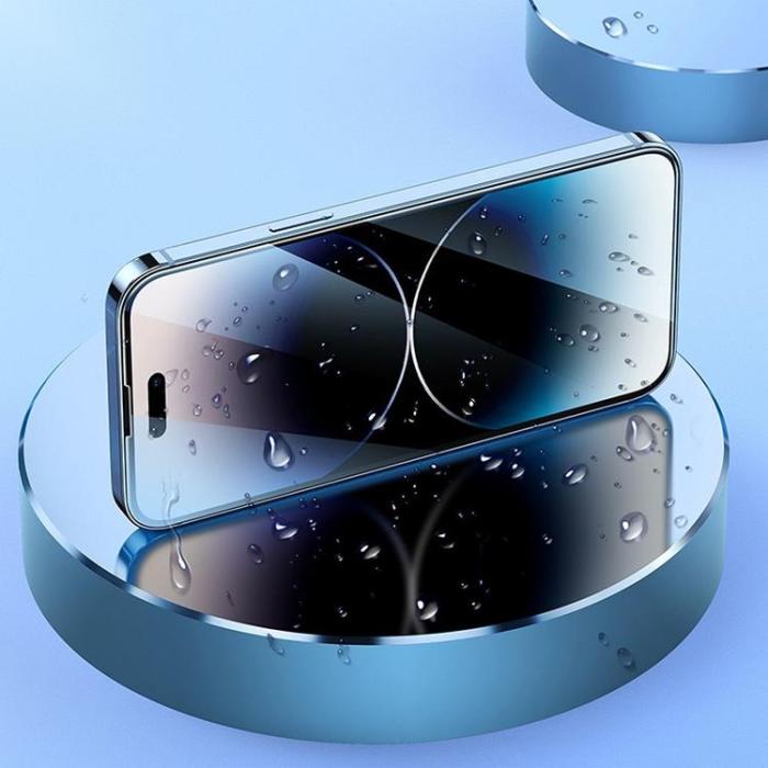 Hoco - [10-Pack] HOCO iPhone 14 Pro Max Härdat glas Skärmskydd - Svart