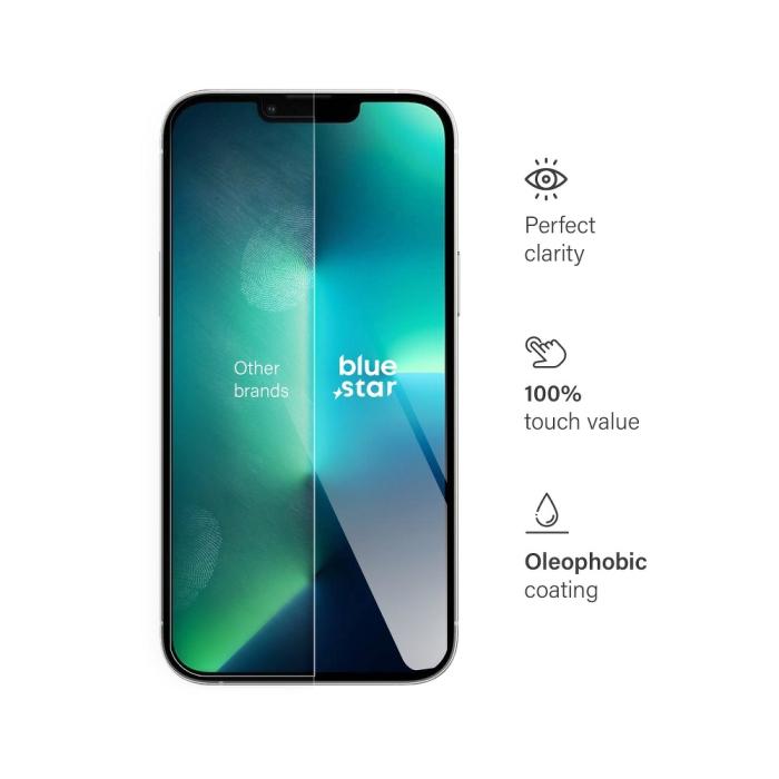 Blue Star - Blue Star Härdat Glas till Apple iPhone 13 Pro Max